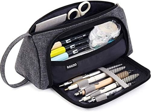 EASTHILL große Kapazität Bleistiftkoffer Tasche Stiftkoffer einfache Schreibwaren Tasche Schule College Büro-Organisator für Teenager Mädchen