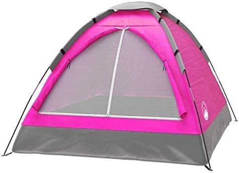 Zwei-Personen-Dome-Zelt ️ Einfache Einrichtung Schutzhütte mit Regenfliege und Handtasche für Camping, Strand, Rucksack, Wandern,