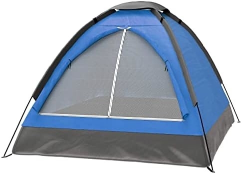 Zwei-Personen-Dome-Zelt ️ Einfache Einrichtung Schutzhütte mit Regenfliege und Handtasche für Camping, Strand, Rucksack, Wandern,