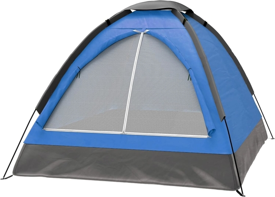 Zwei-Personen-Dome-Zelt ️ Einfache Einrichtung Schutzhütte mit Regenfliege und Handtasche für Camping, Strand, Rucksack, Wandern,