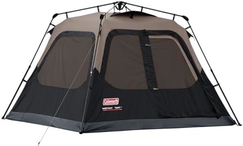 Coleman Camping Zelt mit sofortiger Einrichtung, 4/6/8/10 Person Wetterfest Zelt mit WeatherTec Technologie, doppelt dick
