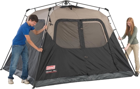 Coleman Camping Zelt mit sofortiger Einrichtung, 4/6/8/10 Person Wetterfest Zelt mit WeatherTec Technologie, doppelt dick