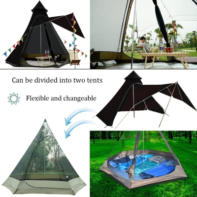12'x10'x8'Kuppel Campingzelt 5-6 Personen 4 Jahreszeit Doppelschichten wasserdicht UV-dicht Winddicht Zelte Familie Outdoor Camping
