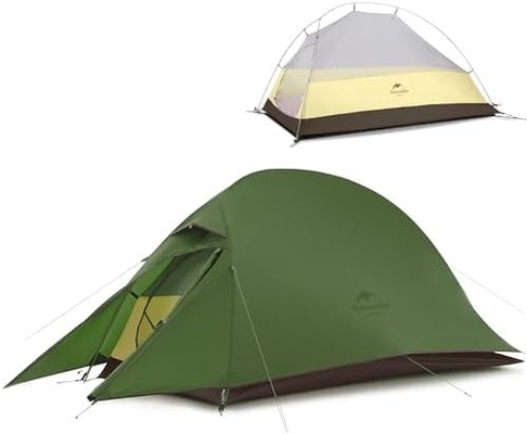 Naturhike Cloud-Up 1 Person Zelt Leichtgewicht Rucksackzelt für einen Mann, wasserdichtes Ultraleichtes Einzelpersonenzelt, Do