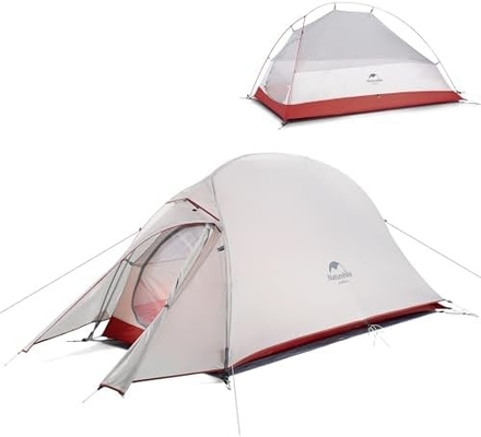 Naturhike Cloud-Up 1 Person Zelt Leichtgewicht Rucksackzelt für einen Mann, wasserdichtes Ultraleichtes Einzelpersonenzelt, Do