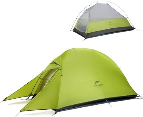 Naturhike Cloud-Up 1 Person Zelt Leichtgewicht Rucksackzelt für einen Mann, wasserdichtes Ultraleichtes Einzelpersonenzelt, Do