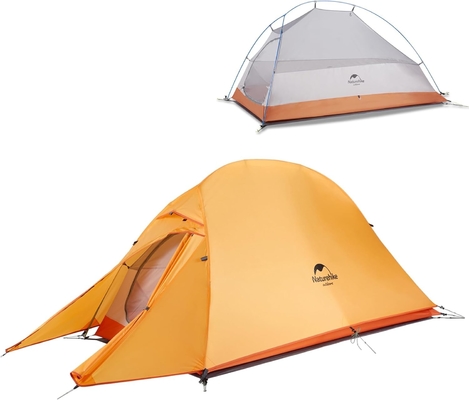 Naturhike Cloud-Up 1 Person Zelt Leichtgewicht Rucksackzelt für einen Mann, wasserdichtes Ultraleichtes Einzelpersonenzelt, Do