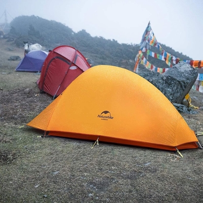 Naturhike Cloud-Up 1 Person Zelt Leichtgewicht Rucksackzelt für einen Mann, wasserdichtes Ultraleichtes Einzelpersonenzelt, Do