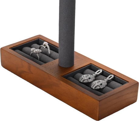 Massivholz-Uhr-Display-Stand T-Bar-Uhr-Stand Schmuckhalter-Stand Uhrenkoffer für Männer Uhrenhalter-Organisator für Männer