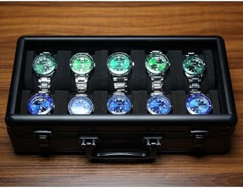 3 Uhr-Reisetasche Roll, Hard Watch Carry Case Roll Display-Speicherhalter Box mit weichen Schaumkissen fit alle Größen