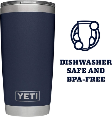 Rambler 20 oz aus Edelstahl Vakuum isolierter Tumbler mit MagSlider-Deckel