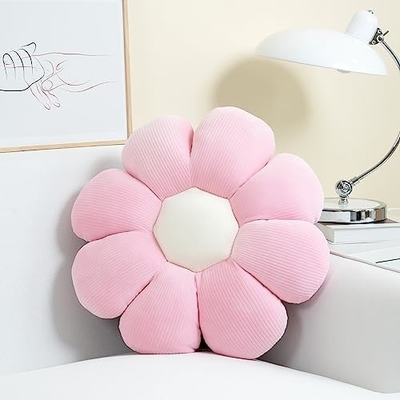 Blütenkissen,Blütenförmiges Kissen,Weihnachtsdekor,Blütenbodenkissen,Sitzkissen,schönes Zimmerdekor und Plush