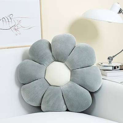 Blütenkissen,Blütenförmiges Kissen,Weihnachtsdekor,Blütenbodenkissen,Sitzkissen,schönes Zimmerdekor und Plush