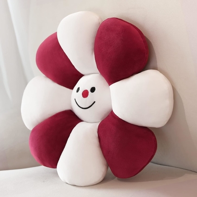 Blütenkissen,Blütenförmiges Kissen,Weihnachtsdekor,Blütenbodenkissen,Sitzkissen,schönes Zimmerdekor und Plush