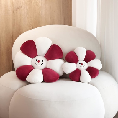 Blütenkissen,Blütenförmiges Kissen,Weihnachtsdekor,Blütenbodenkissen,Sitzkissen,schönes Zimmerdekor und Plush
