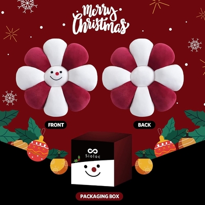 Blütenkissen,Blütenförmiges Kissen,Weihnachtsdekor,Blütenbodenkissen,Sitzkissen,schönes Zimmerdekor und Plush