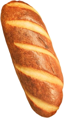 40 in 3D Simulation Brotform Kissen Weiches Lendenbein Baguette Rückenkissen Lustiges Essen Plush Stoffspielzeug