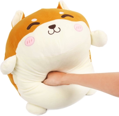 Shiba Inu Plüschkissen Stofftiere niedliches Plüsch-Spielzeug Squishy Anime Corgi Plushie Flauschig Kawaii Weiches Umarmkissen