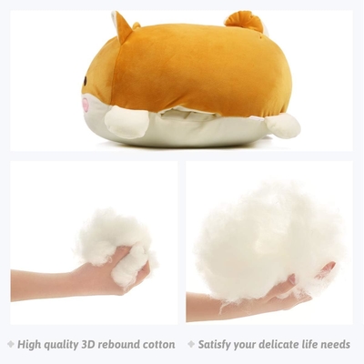 Shiba Inu Plüschkissen Stofftiere niedliches Plüsch-Spielzeug Squishy Anime Corgi Plushie Flauschig Kawaii Weiches Umarmkissen