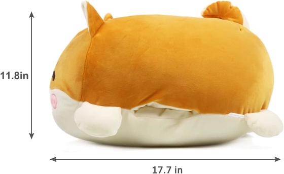 Shiba Inu Plüschkissen Stofftiere niedliches Plüsch-Spielzeug Squishy Anime Corgi Plushie Flauschig Kawaii Weiches Umarmkissen