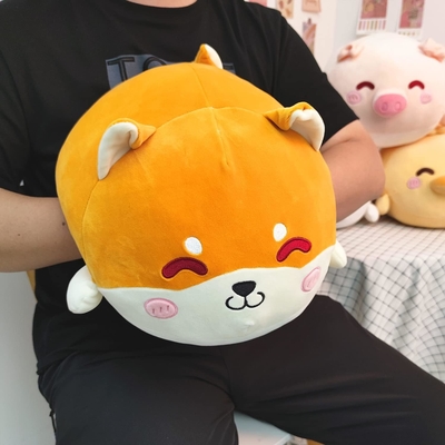 Shiba Inu Plüschkissen Stofftiere niedliches Plüsch-Spielzeug Squishy Anime Corgi Plushie Flauschig Kawaii Weiches Umarmkissen
