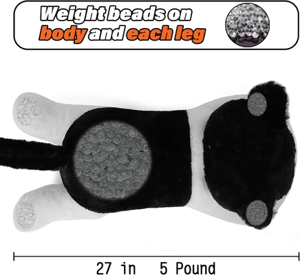 27 Zoll Katze Gewicht Stofftiere, kuschelig Gewicht Katze Plush Kissen Riese Plushie Ideal Geschenk für Erwachsene &amp; Kinder