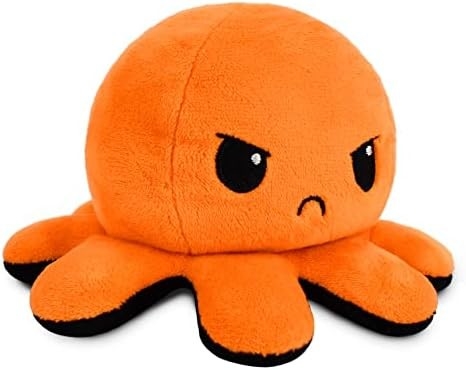 TeeTurtle - Der Original-Reversible Octopus Plushie - Liebe + Hass - Süße Sinnes-Fidget gefüllte Tiere, die deine