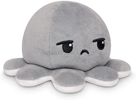 TeeTurtle - Der Original-Reversible Octopus Plushie - Liebe + Hass - Süße Sinnes-Fidget gefüllte Tiere, die deine