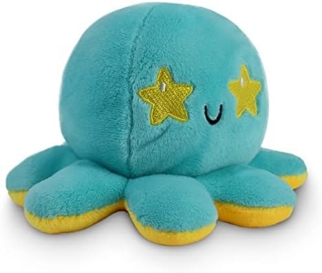 TeeTurtle - Der Original-Reversible Octopus Plushie - Liebe + Hass - Süße Sinnes-Fidget gefüllte Tiere, die deine