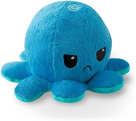 TeeTurtle - Der Original-Reversible Octopus Plushie - Liebe + Hass - Süße Sinnes-Fidget gefüllte Tiere, die deine