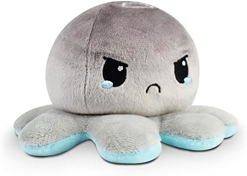TeeTurtle - Der Original-Reversible Octopus Plushie - Liebe + Hass - Süße Sinnes-Fidget gefüllte Tiere, die deine