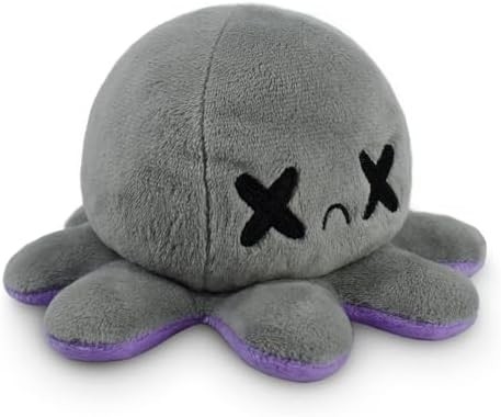TeeTurtle - Der Original-Reversible Octopus Plushie - Liebe + Hass - Süße Sinnes-Fidget gefüllte Tiere, die deine