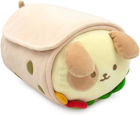 Offizielle Rolldecken-Outfitz-Puppe. Weich, weich, warm, süß, komfortabel, sicher. Burrito-Kissen mit Welpen - Geburtstag.
