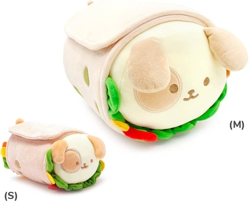 Offizielle Rolldecken-Outfitz-Puppe. Weich, weich, warm, süß, komfortabel, sicher. Burrito-Kissen mit Welpen - Geburtstag.