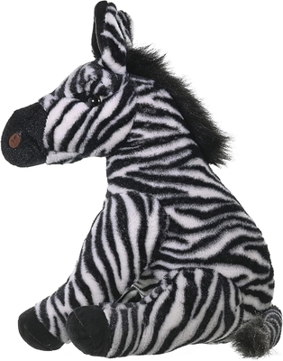 Wild Republic Zebra Plush, Stofftier, Plush-Spielzeug, Geschenke für Kinder, Kuscheln 12 Zoll, Farben