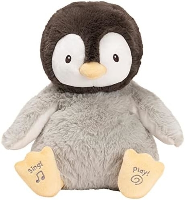 GUND Baby Animation Flappy der Elefant Plush, singendes gefülltes Tier Baby Spielzeug für 0 Jahre und älter, grau, 12 &quot;