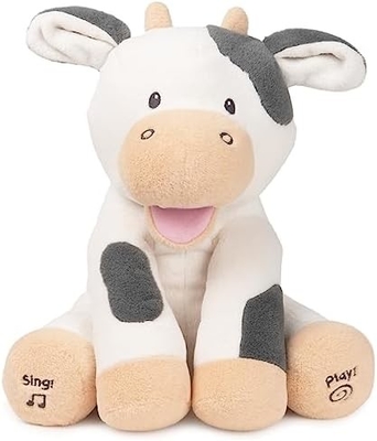 GUND Baby Animation Flappy der Elefant Plush, singendes gefülltes Tier Baby Spielzeug für 0 Jahre und älter, grau, 12 &quot;