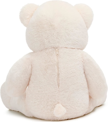 Misscindy Riesen Teddybär Plüsch gefüllte Tiere für Freundin oder Kinder 47 Zoll, (weiß)