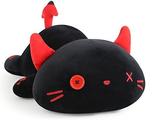 Onsoyours niedliches Kätzchen Plush-Spielzeug 25,5 &quot;gefülltes Tier Haustier Kitty Soft Anime Katze großes Plush-Kissen für Kinder (Weiß A, 25.5