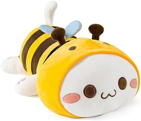 Onsoyours niedliches Kätzchen Plush-Spielzeug 25,5 &quot;gefülltes Tier Haustier Kitty Soft Anime Katze großes Plush-Kissen für Kinder (Weiß A, 25.5