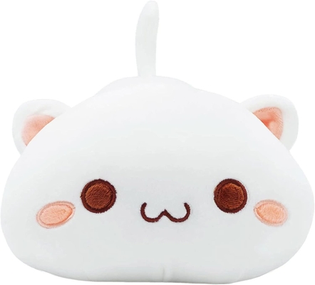 Onsoyours niedliches Kätzchen Plush-Spielzeug 25,5 &quot;gefülltes Tier Haustier Kitty Soft Anime Katze großes Plush-Kissen für Kinder (Weiß A, 25.5