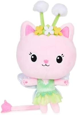 Gabby's Dollhouse, 7-Zoll-Kitty-Fee-Purr-ific Plush-Spielzeug, Kinderspielzeug für 3 Jahre und älter