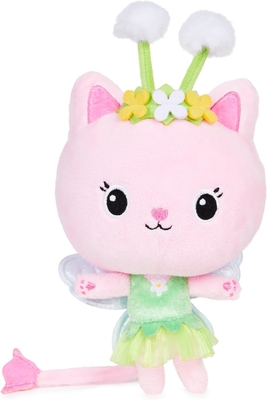 Gabby's Dollhouse, 7-Zoll-Kitty-Fee-Purr-ific Plush-Spielzeug, Kinderspielzeug für 3 Jahre und älter
