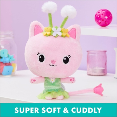 Gabby's Dollhouse, 7-Zoll-Kitty-Fee-Purr-ific Plush-Spielzeug, Kinderspielzeug für 3 Jahre und älter