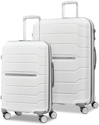 Hardside erweiterbar mit doppelten Drehrädern, 21 Zoll, weiß