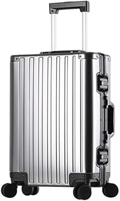 Aluminium Gepäckkabine Hardside Koffer (Silber, 20 Zoll Carry-on) Besuchen Sie den Sindermore Store