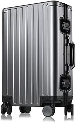 Aluminium Gepäckkabine Hardside Koffer (Silber, 20 Zoll Carry-on) Besuchen Sie den Sindermore Store