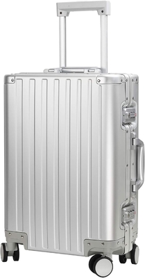 Aluminium Gepäckkabine Hardside Koffer (Silber, 20 Zoll Carry-on) Besuchen Sie den Sindermore Store