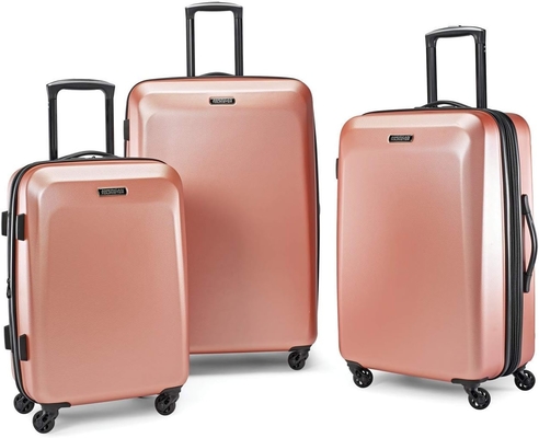 Moonlight Hardside Erweiterbares Gepäck mit Spinnern, Rose Gold, mittelgroß