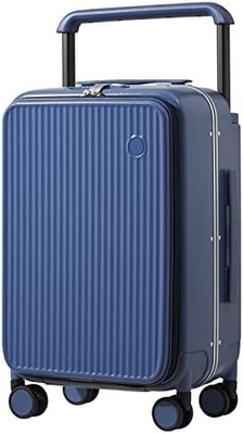 Gepäck mit breitem Handgriff Luxus-Design Rolling Reisetasche PC Hardside mit Aluminiumrahmen Hohlspinnerräder,